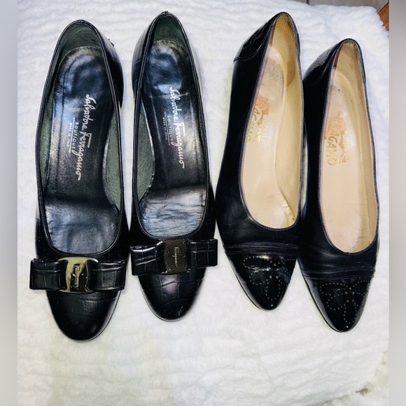 Salvatore Ferragamo Shoes - Salvatore Ferragamo Black Flats & Loafers